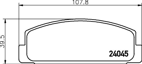 Brake Pad Set, disc brake HELLA PAGID 8DB 355 011-131