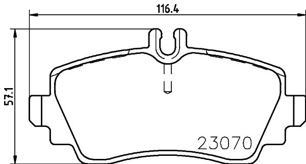 Stabdžių trinkelių rinkinys, diskinis stabdys HELLA PAGID 8DB 355 018-281