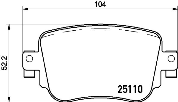 Brake Pad Set, disc brake HELLA PAGID 8DB 355 021-291