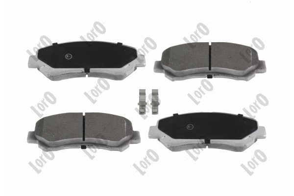 Brake Pad Set, disc brake ABAKUS 231-01-057