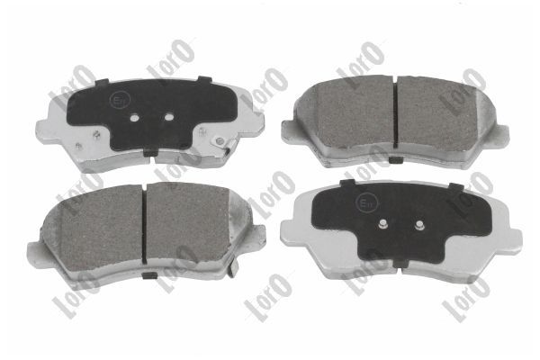 Brake Pad Set, disc brake ABAKUS 231-01-156