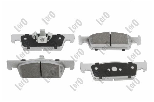 Brake Pad Set, disc brake ABAKUS 231-01-160