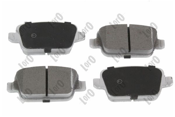 Brake Pad Set, disc brake ABAKUS 231-02-016