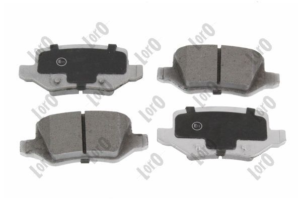 Brake Pad Set, disc brake ABAKUS 231-02-022