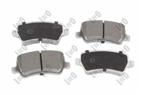 Brake Pad Set, disc brake ABAKUS 231-02-072