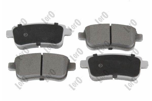 Brake Pad Set, disc brake ABAKUS 231-02-077