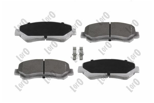 Brake Pad Set, disc brake ABAKUS 231-01-057