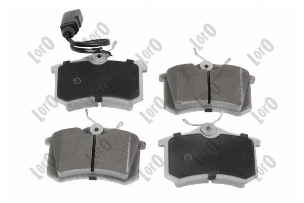 Brake Pad Set, disc brake ABAKUS 231-02-012