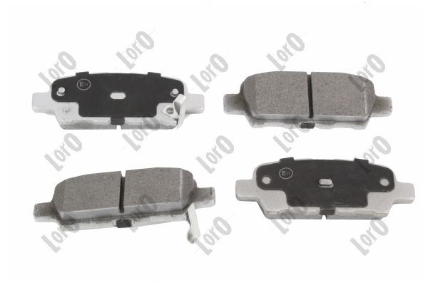 Brake Pad Set, disc brake ABAKUS 231-02-020