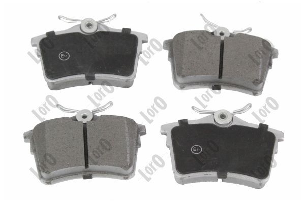 Brake Pad Set, disc brake ABAKUS 231-02-021