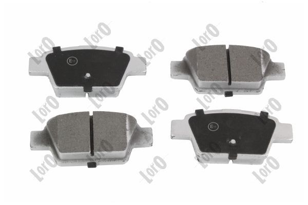 Brake Pad Set, disc brake ABAKUS 231-02-038