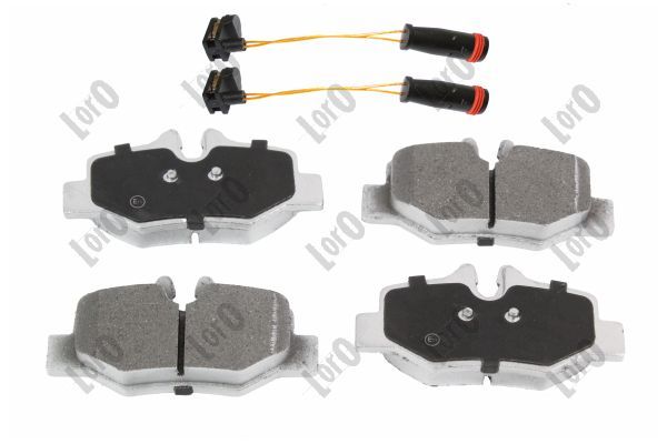 Brake Pad Set, disc brake ABAKUS 231-02-040