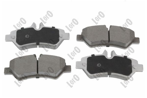 Brake Pad Set, disc brake ABAKUS 231-02-043