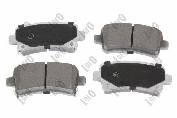 Brake Pad Set, disc brake ABAKUS 231-02-050