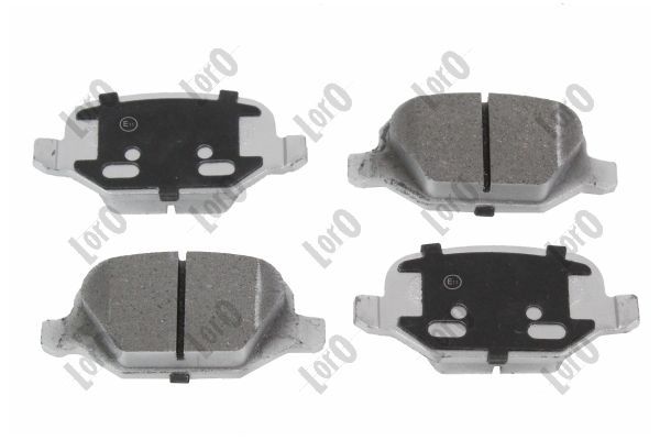 Brake Pad Set, disc brake ABAKUS 231-02-057