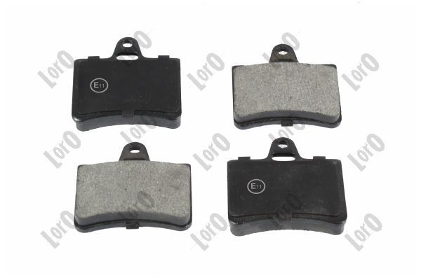 Brake Pad Set, disc brake ABAKUS 231-02-066