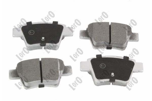 Brake Pad Set, disc brake ABAKUS 231-02-078