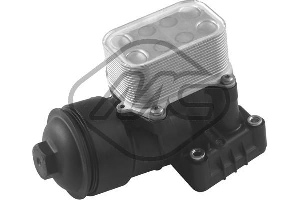 Oil Cooler, engine oil Metalcaucho 38932