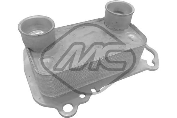 Oil Cooler, engine oil Metalcaucho 38939