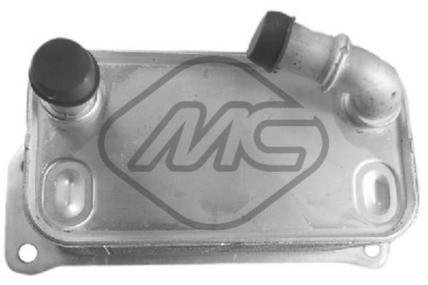 Oil Cooler, engine oil Metalcaucho 38961