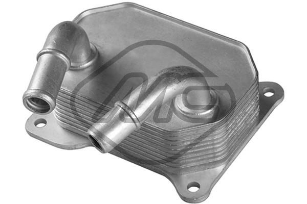 Oil Cooler, engine oil Metalcaucho 39034