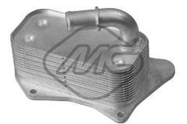 Oil Cooler, engine oil Metalcaucho 39185