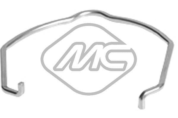 Fastening Clamp, charge air hose Metalcaucho 98722