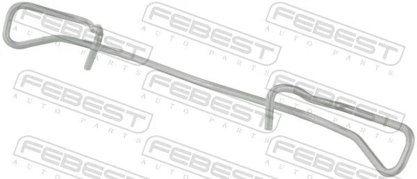 Spring, disc brake pad FEBEST 0103-001