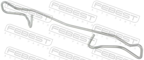 Spring, disc brake pad FEBEST 0303-001