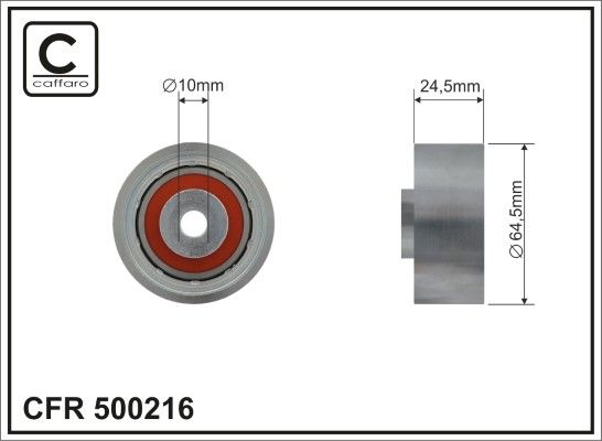 Kreipiantysis skriemulys, paskirstymo diržas CAFFARO 500216