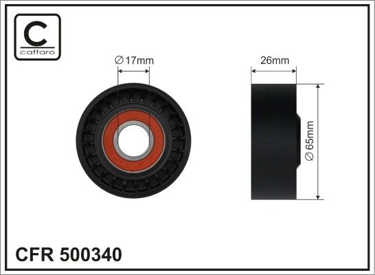 Tensor da correia do alternador CAFFARO 500340