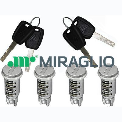 Kit de cilindro de fechadura MIRAGLIO 80/1219