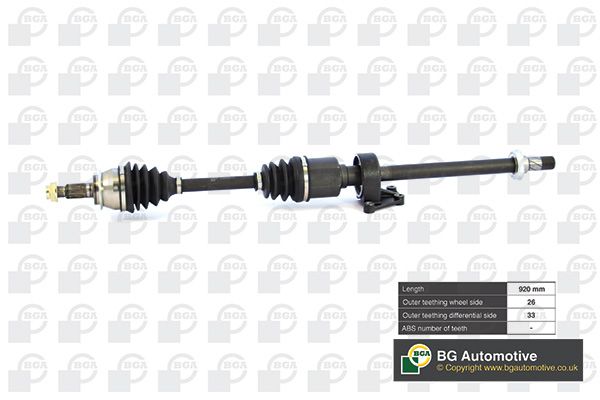 Drive Shaft BGA DS0915R