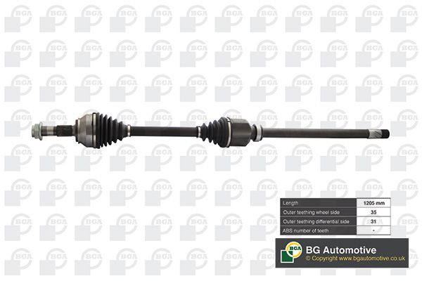 Drive Shaft BGA DS6738R