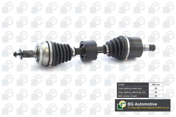 Drive Shaft BGA DS9707LA