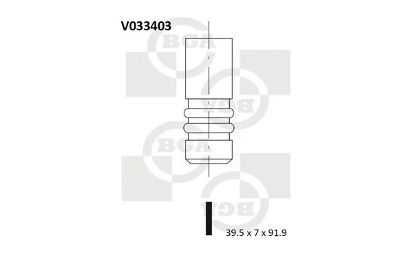 Įvado vožtuvas BGA V033403