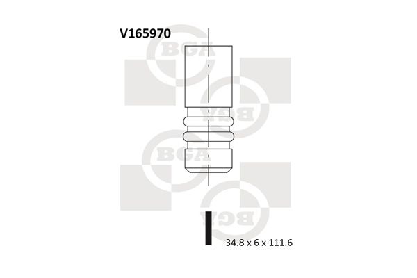 Intake Valve BGA V165970