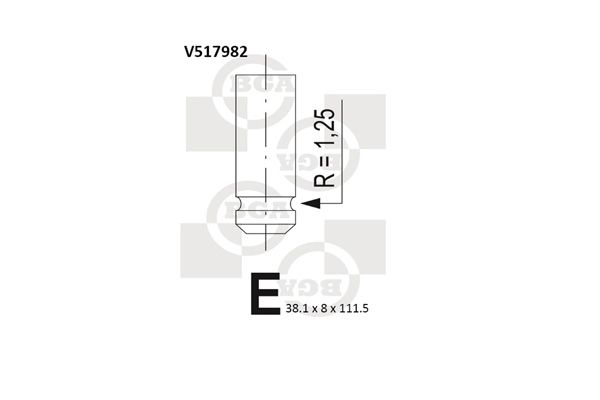 Įvado vožtuvas BGA V517982