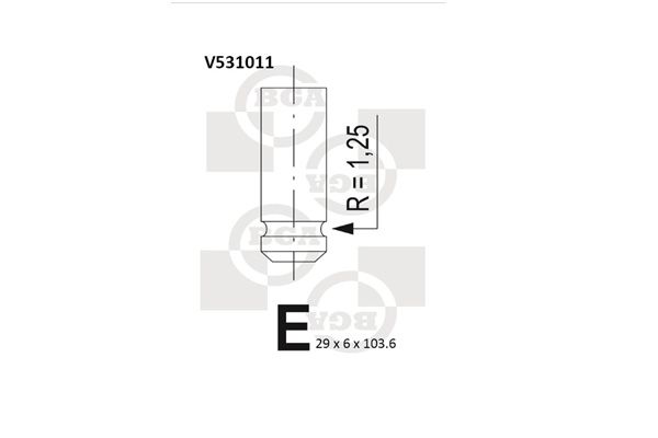 Exhaust Valve BGA V531011