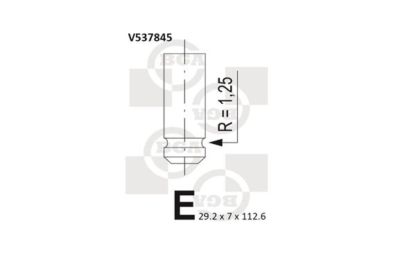 Exhaust Valve BGA V537845