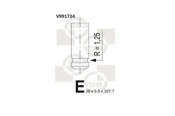 Exhaust Valve BGA V991724