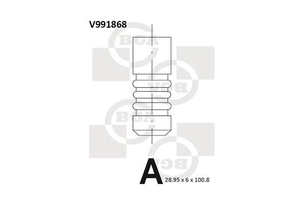 Angos vožtuvas BGA V991868