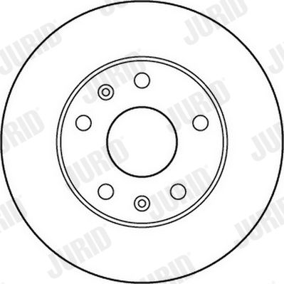Stabdžių diskas JURID 562153JC