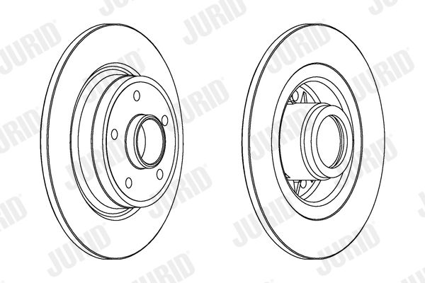 Brake Disc JURID 562184JC-1