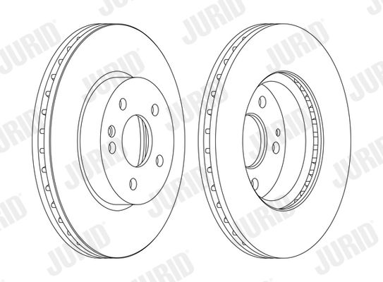 Brake Disc JURID 562392JC-1