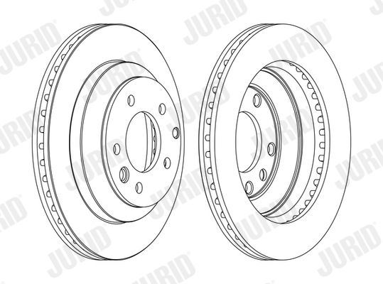 Brake Disc JURID 562393JC-1