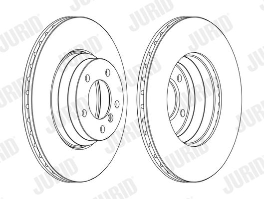 Гальмівний диск JURID 562395JC-1