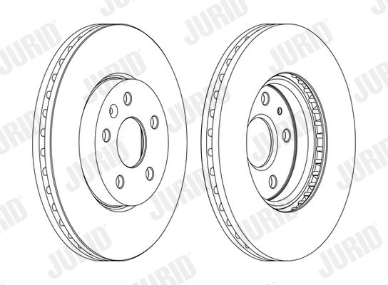 Brake Disc JURID 562462JC-1