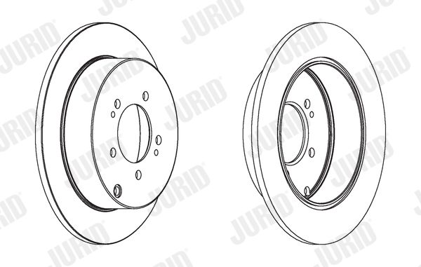 Brake Disc JURID 562527JC