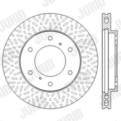 Brake Disc JURID 562572JC